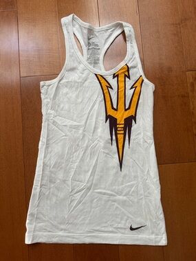 Nike Arizona State University Racerback Tank with Pitchfork